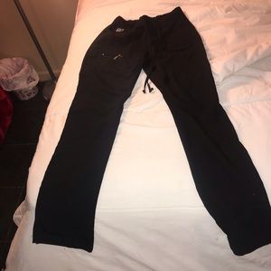 Black scrub pants